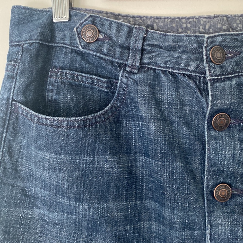 Gap Denim Button Down Skirt - 10 - image 2